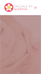 Mobile Screenshot of facialsbymartha.com
